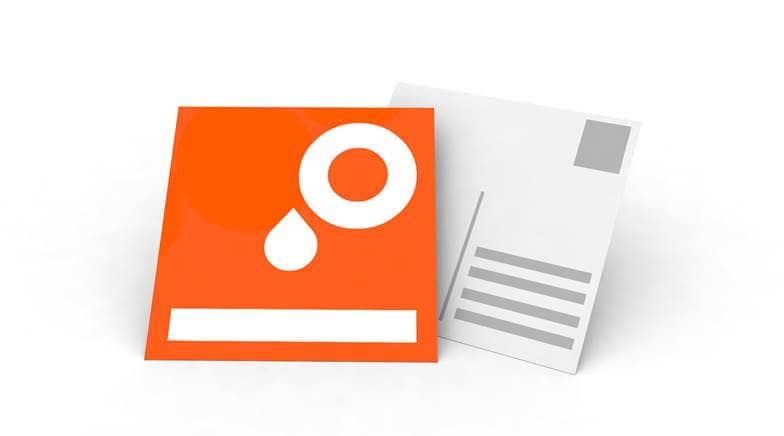 Postkarten quadratisch