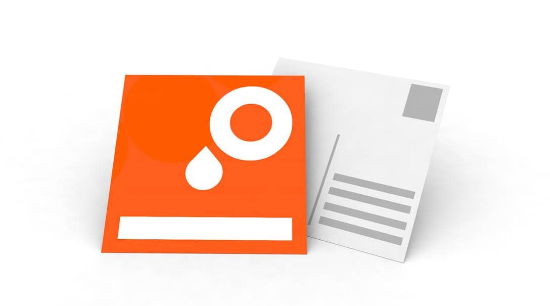 Postkarten quadratisch