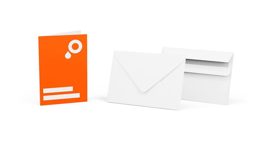 Grusskarten A6 mit Couverts