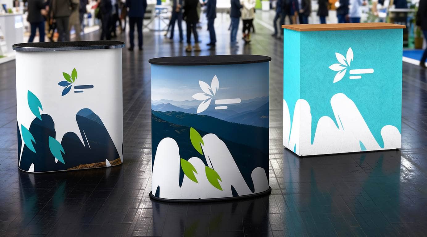 Messetheken bedrucken