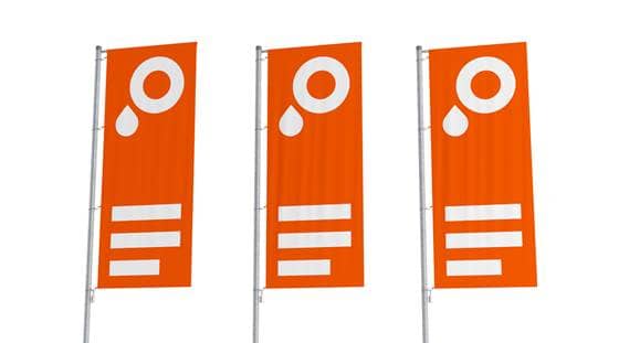 Produktbild Hissfahne für Ausleger