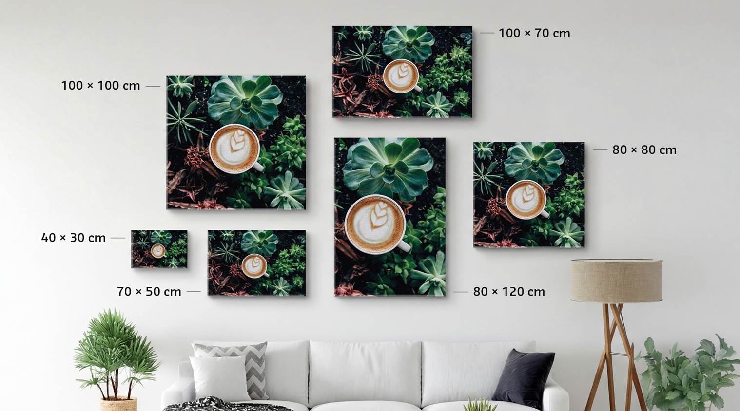 Vielfältige Formate für jede Wand