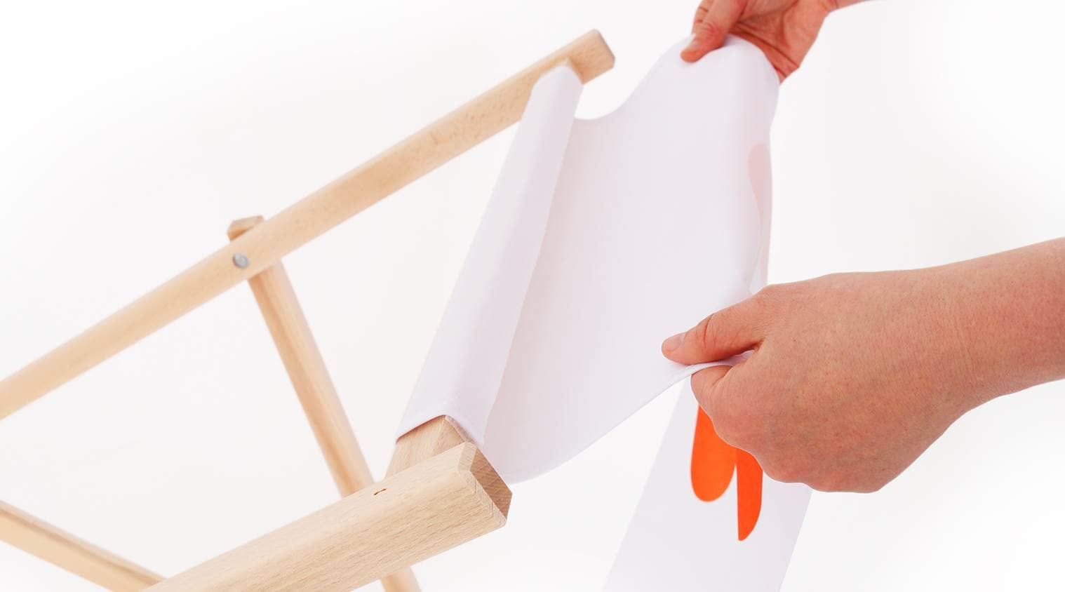 Austauschbarer Druck mit Klett