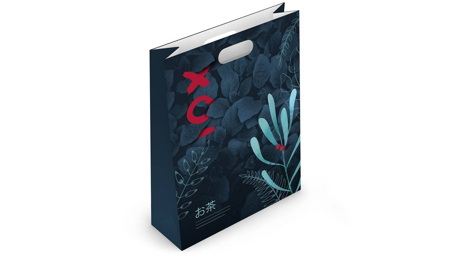 Produktbild Papiertragetasche mit Griffloch 