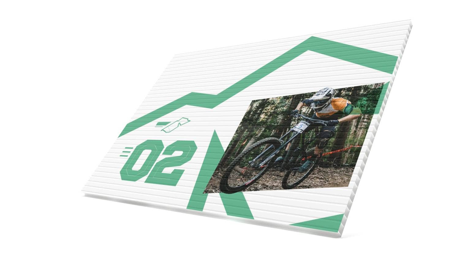 Hohlkammerplatte Detailbild rechts