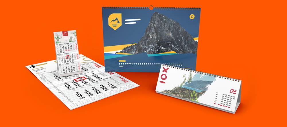 Kalender Drucken Lassen Wandkalender Mit Logo Saxoprint