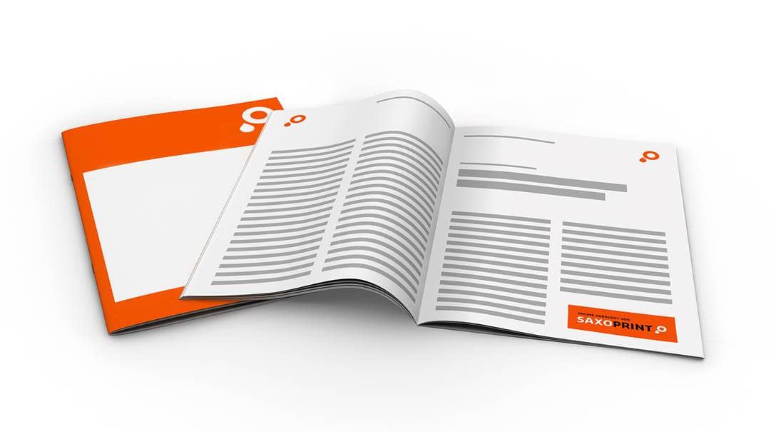 SAXOPRINT Logo für orangenen Hintergrund